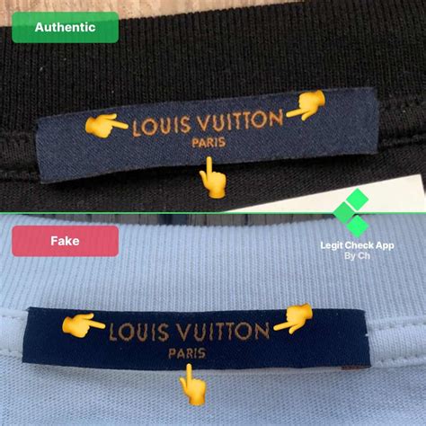 Louis Vuitton shirt tags